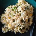 まちゴン's cooksnap of when they made おいしいよ♪　茎わかめ（めかぶ）の炒飯.