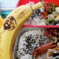 レオン＆ラオ＆あんず's cooksnap of when they made バナナアート☆鬼滅も☆お弁当や遠足に♩.