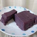 きょんきき's cooksnap of when they made 紫芋パウダーdeモチモチういろう★簡単♪.