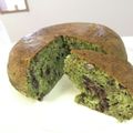ささゆりの食卓's cooksnap of when they made 抹茶とあずきの炊飯器ケーキ.