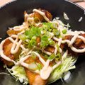 まゆぅ33's cooksnap of when they made 唐揚げリメイク！からてりマヨ丼.