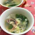 赤い電話's cooksnap of when they made わかめともやしカニカマの中華風スープ.