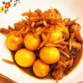 tentemari☆'s cooksnap of when they made 卵モツの煮物.