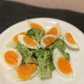 KeumNae's cooksnap of when they made 【ブロッコリーと卵のガーリックマヨサラダ.