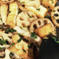 sakuume1's cooksnap of when they made 厚揚げと蓮根の甘辛炒め。.
