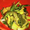 ブランシュkuu's cooksnap of when they made 春菊と油揚げの酢味噌和え.