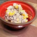 マックスの母's cooksnap of when they made 枝豆コーンとひじきのポテサラ.
