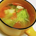 くみちょ～～'s cooksnap of when they made ささみとレタスの中華スープ◇ダイエットに.