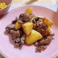 まいレコ's cooksnap of when they made 牛肉とじゃが芋のシンプル塩マヨ炒め.