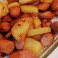 しましまもよう's cooksnap of when they made 隙間に！じゃがいもとウィンナーのカレー味.