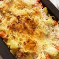クック甘党。's cooksnap of when they made シチューリメイク！簡単スパゲティグラタン.