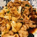 komaki97's cooksnap of when they made 豚肉とカリフラワーのにんにく炒め.