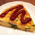 はらぺこあさ's cooksnap of when they made 簡単オムレツ★ほうれん草ポテトチーズ.