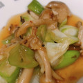 クックS5N2AF☆'s cooksnap of when they made ねぎとしめじの梅おかか炒め.