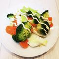 ダリア☆'s cooksnap of when they made ブロッコリーと人参とゆで卵のサラダ.