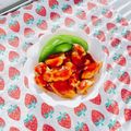 あやちん０８１６'s cooksnap of when they made スナップエンドウ＆鶏肉のチリソース♪.