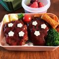 momナナ's cooksnap of when they made 本格！カンタン♪黄金比ソースのハンバーグ.