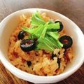 ちゃちゃまる26's cooksnap of when they made ほんのり春色✿マッサでオリーブご飯✿.