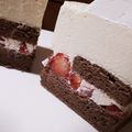 ぽんぽこ♩'s cooksnap of when they made オレンジムースと苺ティラミスケーキ.