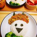 えこ★えこ's cooksnap of when they made 子供も食べれるドライカレー.