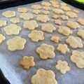 PeeeeePon's cooksnap of when they made ＊バターなし＊さつまいも米粉クッキー.