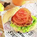 Ｋえつこ's cooksnap of when they made だれでも楽しめる!豆腐ハンバーグサンド.