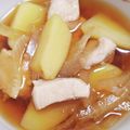 kashikon's cooksnap of when they made 鶏肉とじゃがいもの煮物.
