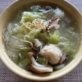 ちゃっぺ☆'s cooksnap of when they made 簡単！ネギ塩スープの温かい素麺.