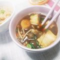 ぱふ♪'s cooksnap of when they made 簡単！風味豊か！茸と焼き麩の味噌汁.