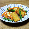 和☆2049's cooksnap of when they made 作りおきにも♪厚揚げと人参のカレー炒め.
