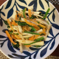 keicooon's cooksnap of when they made 減塩☆蕪とほうれん草のごま和え。.