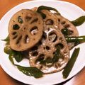 水玉ぱじゃま's cooksnap of when they made 超楽々 れんこんきんぴら 作ります.