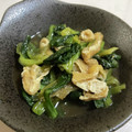 papikun's cooksnap of when they made ゆかりのイブクロ　小松菜と油揚げの煮浸し.