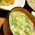 とろろ☆'s cooksnap of when they made ニラと新たまねぎの卵スープ.