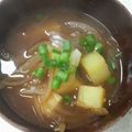 サーフブレイド's cooksnap of when they made 玉ねぎとジャガイモの味噌汁✿.