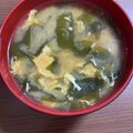 クック7I0FEZ☆'s cooksnap of when they made ✤お豆腐とワカメのかきたま汁(味噌汁)✤.