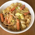 Ｍatu☆Music's cooksnap of when they made キャベツとエノキとウインナーの炒めもの.