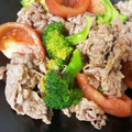 みい833's cooksnap of when they made 牛肉トマトブロッコリのおかずなサラダ.