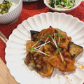 ⁂山暮らしわんこ⁂'s cooksnap of when they made 豚肉と茄子のわさびダレ和え。.