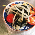 クックY17585☆'s cooksnap of when they made レンジで ワカメ・もやし・トマトの和え物.