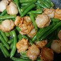 いわみかちゃん's cooksnap of when they made 帆立といんげんのガーリックバター炒め.
