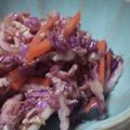 よっクマごん's cooksnap of when they made 爽やか♡紫白菜(キャベツ)と人参のラペ.
