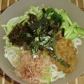 ぱたぱたこ's cooksnap of when they made 醤油うどん風冷やしうどん49芽かぶとろろ.