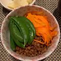 Magumilk54's cooksnap of when they made 大豆ミートそぼろ.