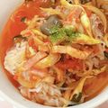 ＊なみへい＊'s cooksnap of when they made ゼンパスタ　ベーコンとシメジトマトソース.