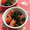赤い電話's cooksnap of when they made さっぱり簡単！トマトとワカメの酢のもの.