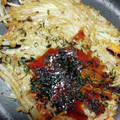 xyzクック's cooksnap of when they made 粉なしえのきのお好み焼き風.