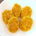 ☆ひげねこ7☆'s cooksnap of when they made 離乳食幼児食*かぼちゃのフレークおやき.