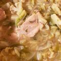nozunao's cooksnap of when they made 我が家の定番味噌鍋スープと鶏つくね.