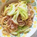 くむちん's cooksnap of when they made 簡単♫春キャベツとベーコンのパスタ♫.
